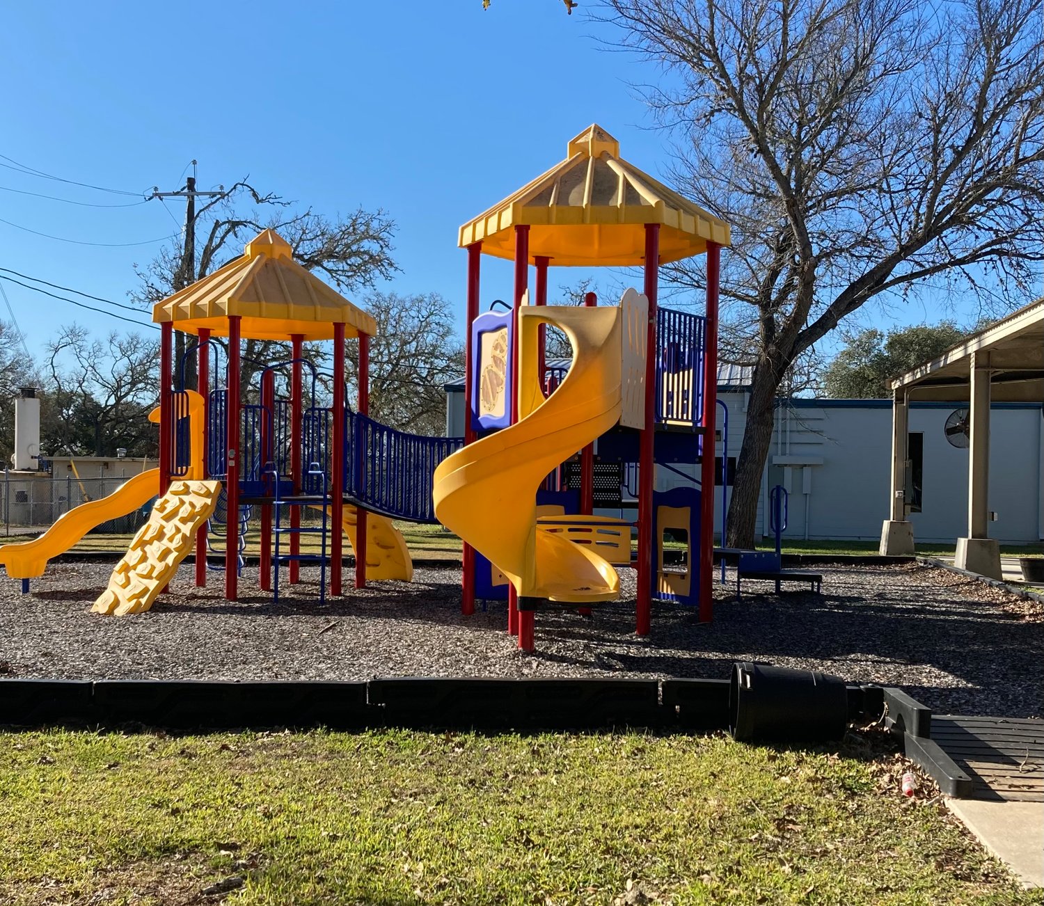 The playground is one of the many amenities for special needs children at the Elks Camp facility.